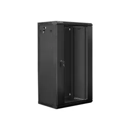 Szafa instalacyjna Rack wisząca 19" 22U 600x450 czarna | PartsPC.pl