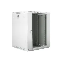 Szafa instalacyjna Rack wisząca 19" 15U 600x600 szara | PartsPC.pl