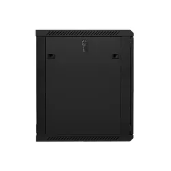 Szafa instalacyjna Rack wisząca 19" 15U 600x600 czarna | PartsPC.pl