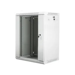Szafa instalacyjna Rack wisząca 19" 15U 600x450 szara | PartsPC.pl