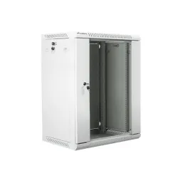 Szafa instalacyjna Rack wisząca 19" 15U 600x450 szara | PartsPC.pl