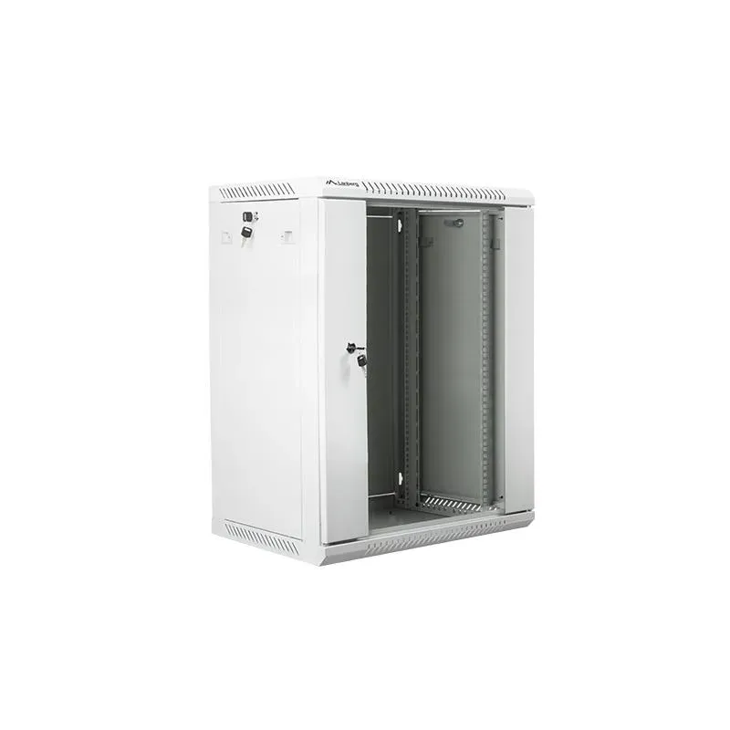 Szafa instalacyjna Rack wisząca 19" 15U 600x450 szara | PartsPC.pl