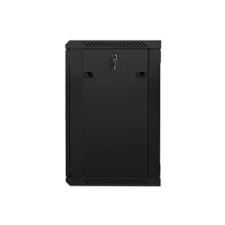 Szafa instalacyjna Rack wisząca 19" 15U 600x450 czarna | PartsPC.pl