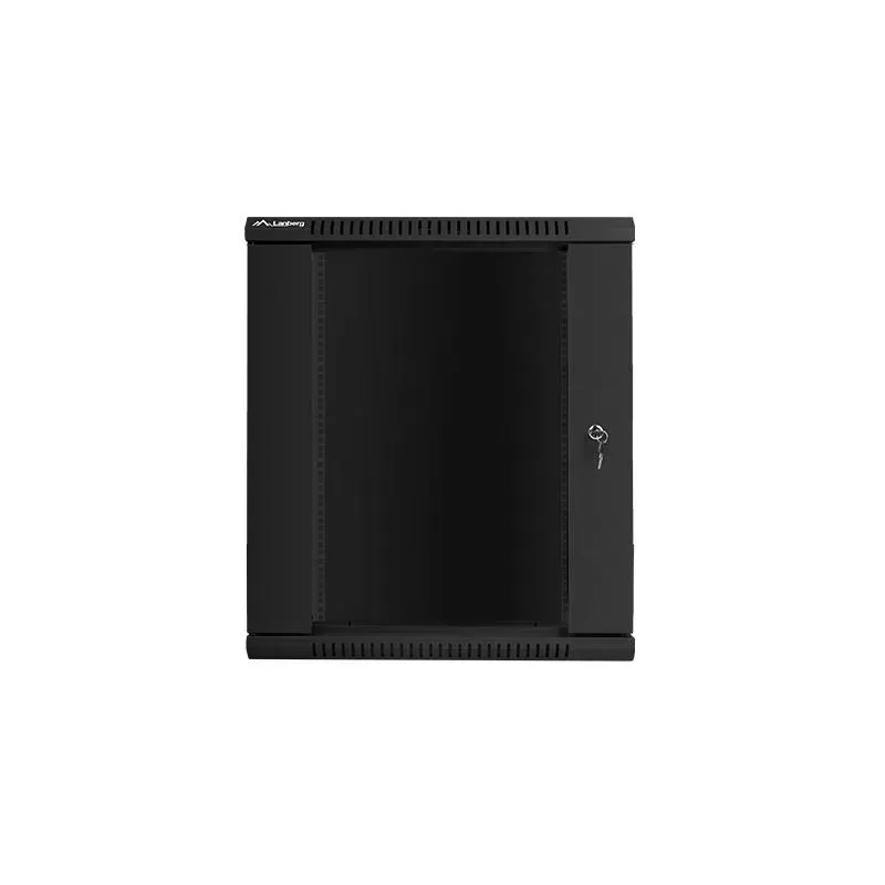 Szafa instalacyjna Rack wisząca 19" 15U 600x450 czarna | PartsPC.pl