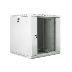 Szafa instalacyjna Rack wisząca 19" 12U 600x600 szara | PartsPC.pl
