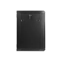 Szafa instalacyjna Rack wisząca 19" 12U 600x450 czarna | PartsPC.pl
