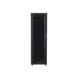 Szafa instalacyjna Rack stojąca 19" 42U 600x800 czarna | PartsPC.pl
