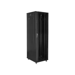 Szafa instalacyjna Rack stojąca 19" 42U 600x800 czarna | PartsPC.pl