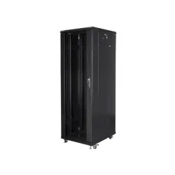 Szafa instalacyjna Rack stojąca 19" 37U 600x800 czarna Lanberg (flat pack)