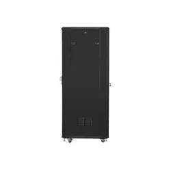 Szafa instalacyjna Rack stojąca 19" 37U 600x800 czarna Lanberg (flat pack)