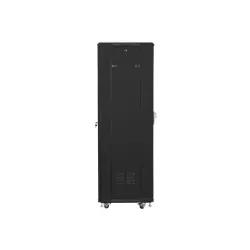 Szafa instalacyjna Rack stojąca 19" 37U 600x600 czarna | PartsPC.pl
