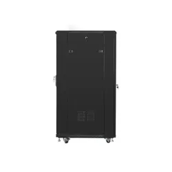 Szafa instalacyjna Rack stojąca 19" 27U 600x800 czarna | PartsPC.pl