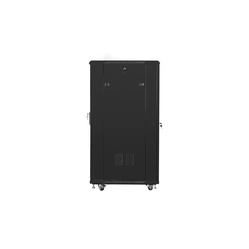 Szafa instalacyjna Rack stojąca 19" 27U 600x800 czarna | PartsPC.pl