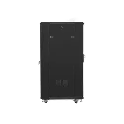 Szafa instalacyjna Rack stojąca 19" 27U 600x800 czarna | PartsPC.pl