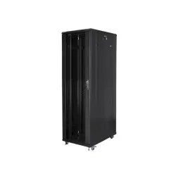 Szafa instalacyjna Rack stojąca 19" 42U 800x1000 czarna | PartsPC.pl