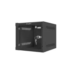 Szafa instalacyjna Rack wisząca 10" 4U 280x310mm czarna | PartsPC.pl