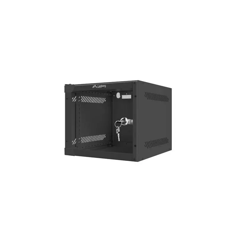 Szafa instalacyjna Rack wisząca 10" 4U 280x310mm czarna | PartsPC.pl