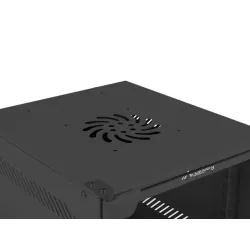 Szafa instalacyjna Rack wisząca 10" 4U 280x310mm czarna | PartsPC.pl