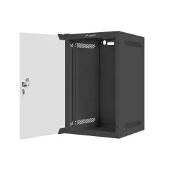 Szafa instalacyjna Rack wisząca 10" 9U 280x310 czarna | PartsPC.pl