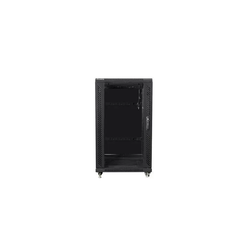 Szafa instalacyjna Rack stojąca 19" 22U 600x600 czarna | PartsPC.pl