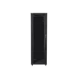 Szafa instalacyjna Rack stojąca 19" 42U 600x1000 czarna | PartsPC.pl