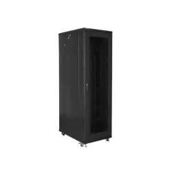 Szafa instalacyjna Rack stojąca 19" 42U 800x1000 czarna | PartsPC.pl
