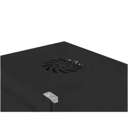 Szafa instalacyjna Rack wisząca 10" 6U 280x310mm czarna | PartsPC.pl