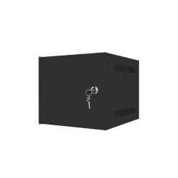 Szafa instalacyjna Rack wisząca 10" 6U 280x310mm czarna | PartsPC.pl