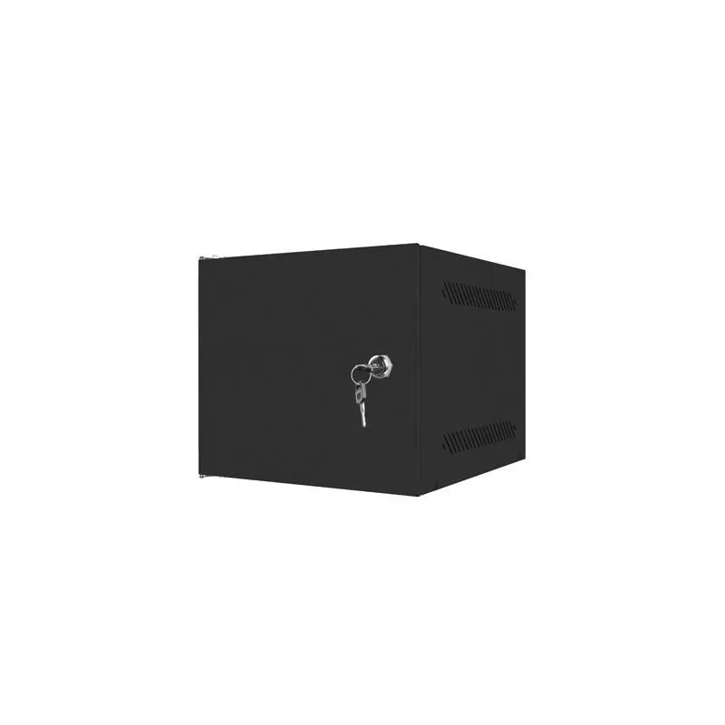 Szafa instalacyjna Rack wisząca 10" 6U 280x310mm czarna | PartsPC.pl