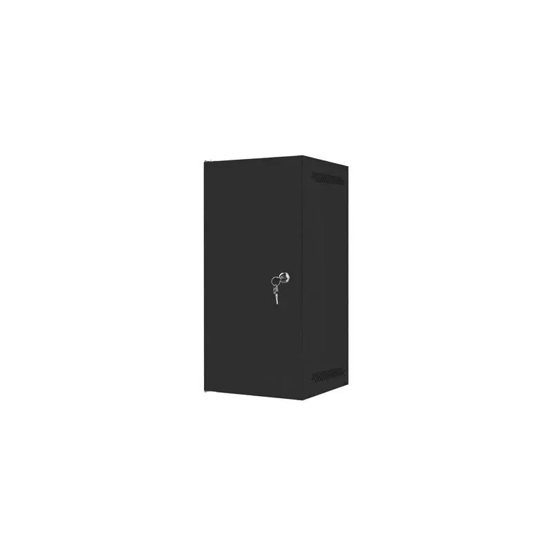 Szafa instalacyjna Rack wisząca 10" 12U 280x310mm czarna | PartsPC.pl