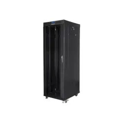 Szafa instalacyjna Rack stojąca 19" 37U 600x800 czarna | PartsPC.pl