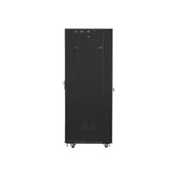 Szafa instalacyjna Rack stojąca 19" 37U 600x800 czarna | PartsPC.pl