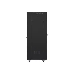 Szafa instalacyjna Rack stojąca 19" 37U 600x800 czarna drzwi perforowane