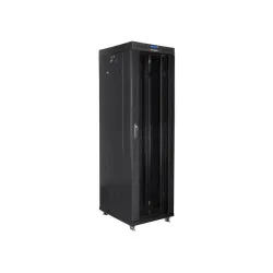 Szafa instalacyjna Rack stojąca 19" 42U 600x800 czarna | PartsPC.pl