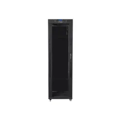 Szafa instalacyjna Rack stojąca 19" 42U 600x800 czarna | PartsPC.pl
