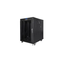 Szafa instalacyjna Rack stojąca 19" 15U 600x800 czarna | PartsPC.pl