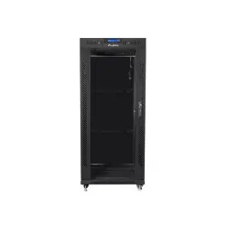 Szafa instalacyjna Rack stojąca 19" 27U 600x600 czarna | PartsPC.pl