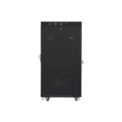 Szafa instalacyjna Rack stojąca 19" 27U 600x800 czarna | PartsPC.pl