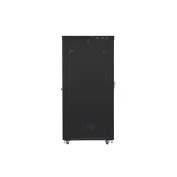 Szafa instalacyjna Rack stojąca 19" 42U 800x1200 czarna drzwi szklane LCD
