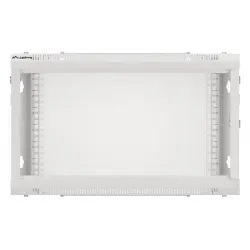 Szafa instalacyjna Rack wisząca 19" 6U 600x450 szara | PartsPC.pl