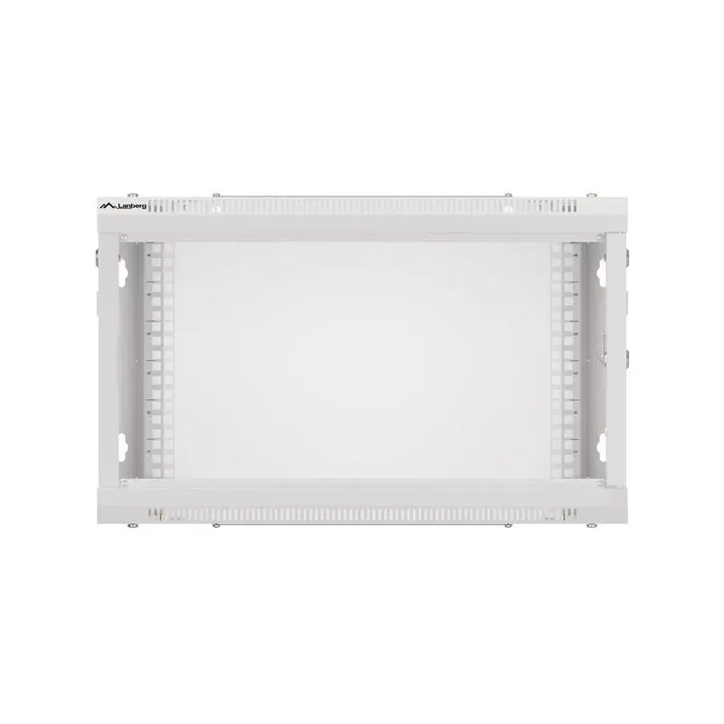 Szafa instalacyjna Rack wisząca 19" 6U 600x450 szara | PartsPC.pl