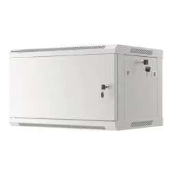 Szafa instalacyjna Rack wisząca 19" 6U 600x450 szara | PartsPC.pl