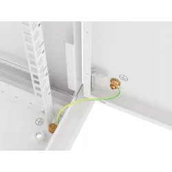 Szafa instalacyjna Rack wisząca 19" 6U 600x450 szara | PartsPC.pl