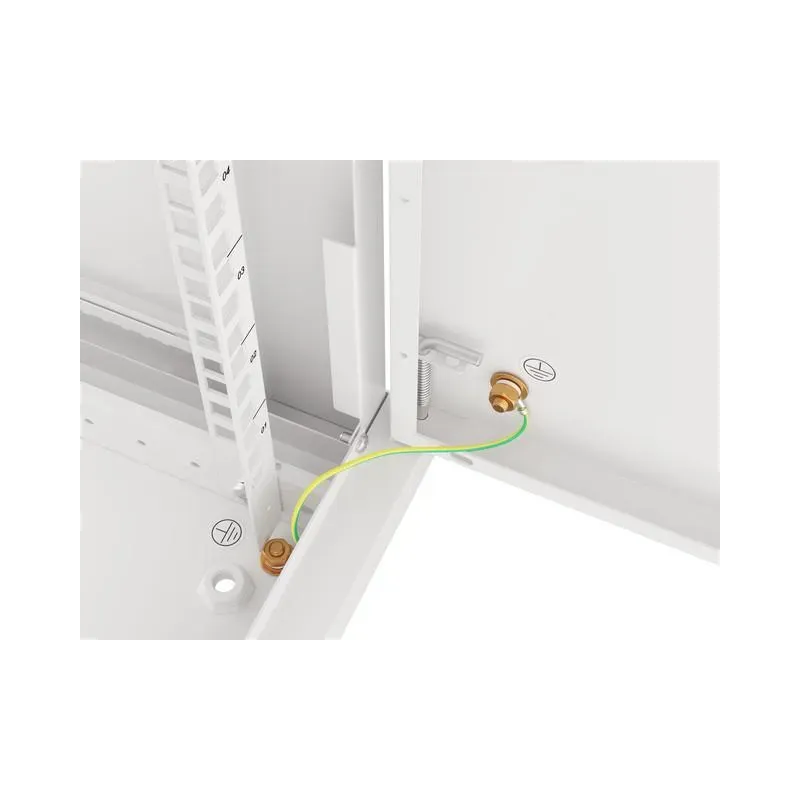 Szafa instalacyjna Rack wisząca 19" 6U 600x450 szara | PartsPC.pl