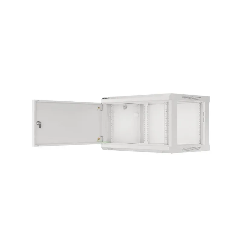 Szafa instalacyjna Rack wisząca 19" 6U 600x450 szara | PartsPC.pl