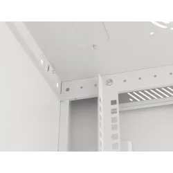 Szafa instalacyjna Rack wisząca 19" 6U 600x450 szara | PartsPC.pl