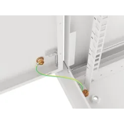 Szafa instalacyjna Rack wisząca 19" 6U 600x450 szara | PartsPC.pl