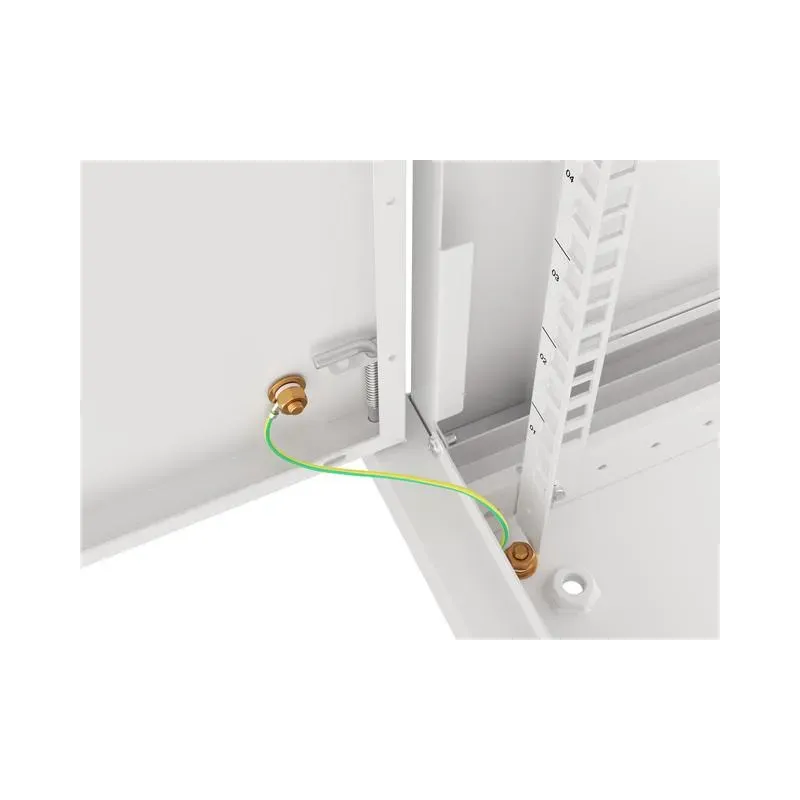 Szafa instalacyjna Rack wisząca 19" 6U 600x450 szara | PartsPC.pl