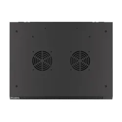 Szafa instalacyjna Rack wisząca 19" 6U 600x450 czarna | PartsPC.pl