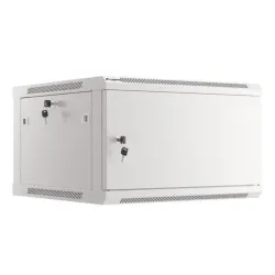 Szafa instalacyjna Rack wisząca 19" 6U 600x600 szara | PartsPC.pl